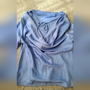 Chic Sky Blue Women's Blouse